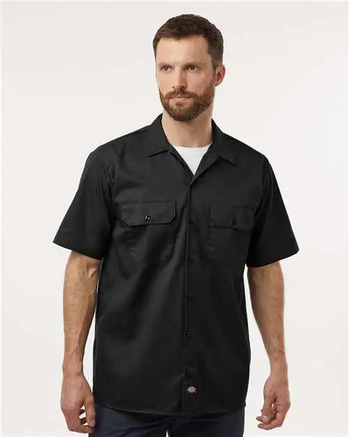 Dickies 2574 Short Sleeve Work Shirt - Black