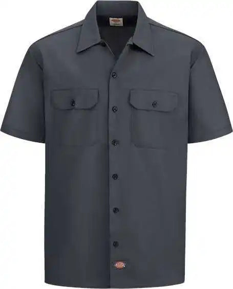 Dickies 2574 Short Sleeve Work Shirt Charcoal