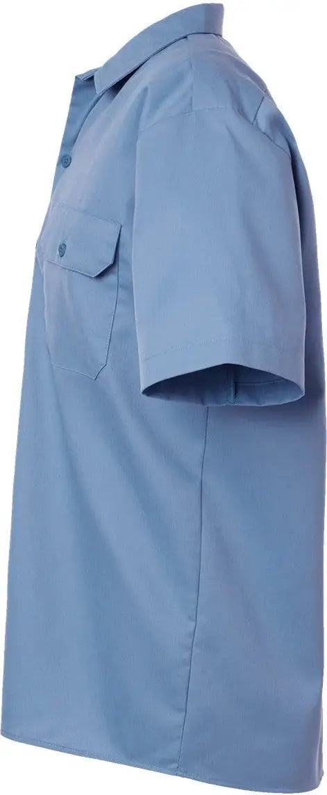 Dickies 2574 Short Sleeve Work Shirt - Gulf Blue