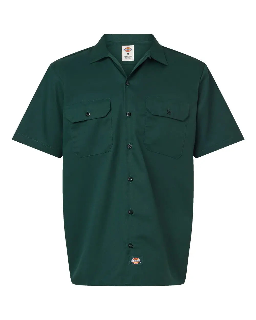 Dickies 2574 Short Sleeve Work Shirt - Hunter Green