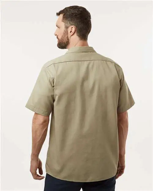 Dickies 2574 Short Sleeve Work Shirt - Khaki