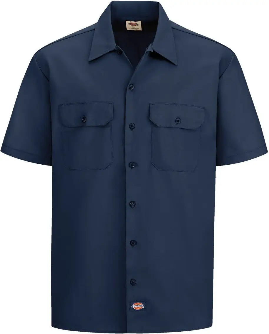 Dickies 2574 Short Sleeve Work Shirt - Navy