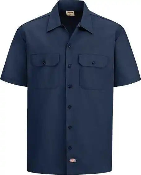 Dickies 2574 Short Sleeve Work Shirt - Navy