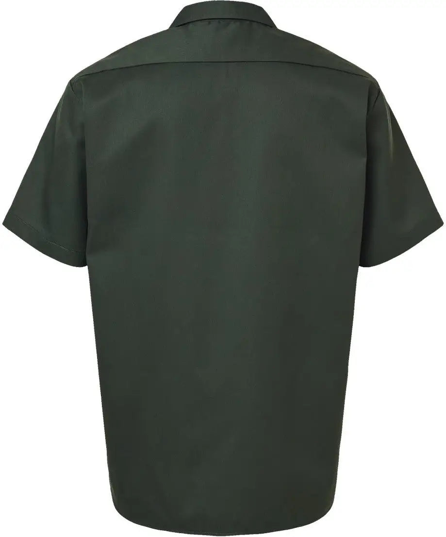 Dickies 2574 Short Sleeve Work Shirt - Olive Green