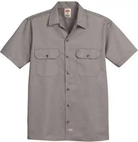 Dickies 2574 Short Sleeve Work Shirt - Silver Grey