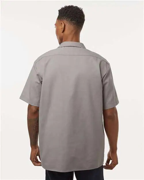 Dickies 2574 Short Sleeve Work Shirt - Silver Grey