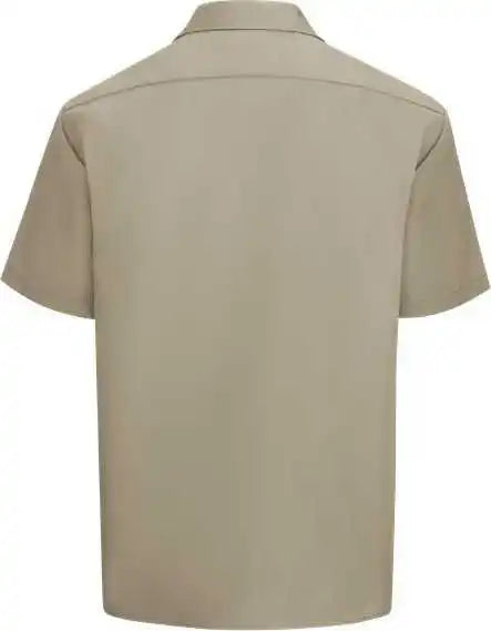 Dickies 2574l Short Sleeve Work Shirt - Long Sizes - Desert Sand