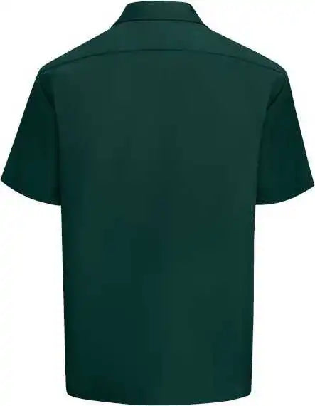 Dickies 2574l Short Sleeve Work Shirt - Long Sizes - Hunter Green