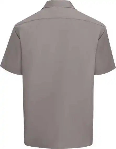 Dickies 2574l Short Sleeve Work Shirt - Long Sizes - Silver Gray