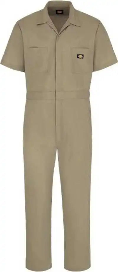 Dickies 3339 Short Sleeve Coverall Khaki