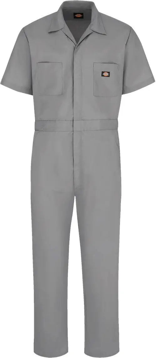 Dickies 3339r Short Sleeve Coverall - 3339 - Gray - s