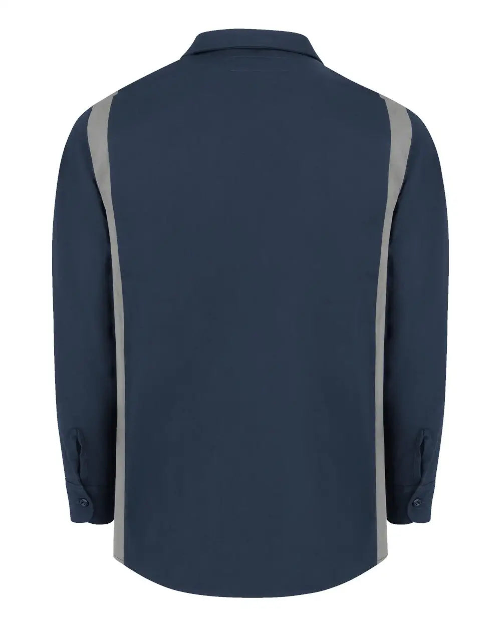 Dickies 5524t Industrial Colorblocked Long Sleeve Shirt - Tall Sizes - Dark Navy Smoke - Gray / Mt
