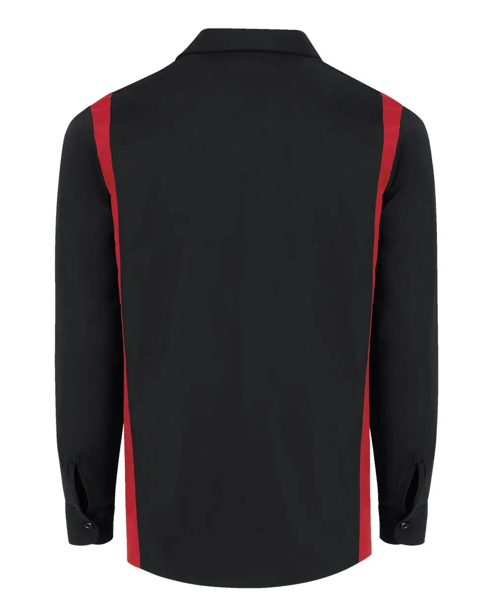 Dickies 5524t Industrial Colorblocked Long Sleeve Shirt - Tall Sizes - Black English Red