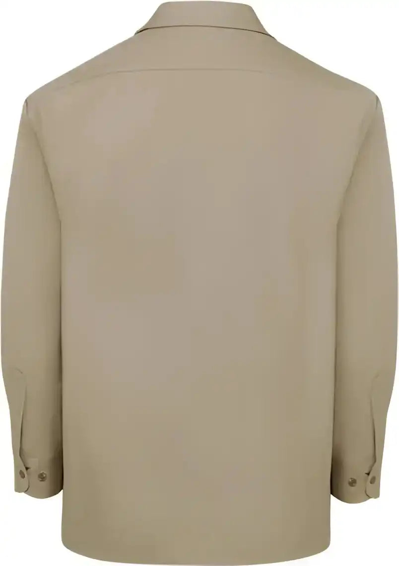 Dickies 5549 Heavyweight Cotton Long Sleeve Shirt Military Khaki