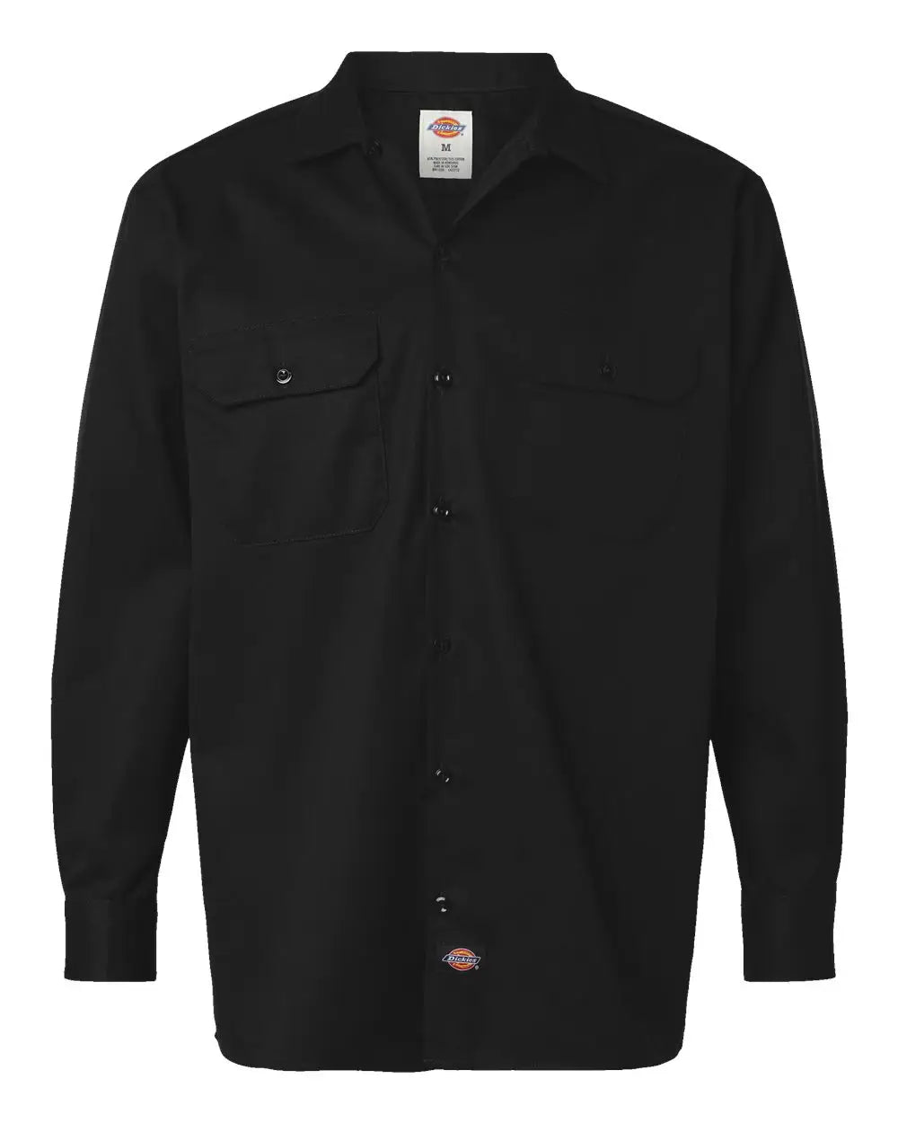 Dickies 5574 Long Sleeve Work Shirt - Black