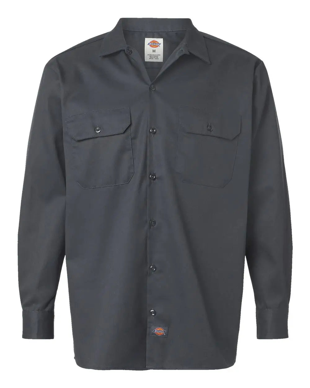 Dickies 5574 Long Sleeve Work Shirt - Charcoal