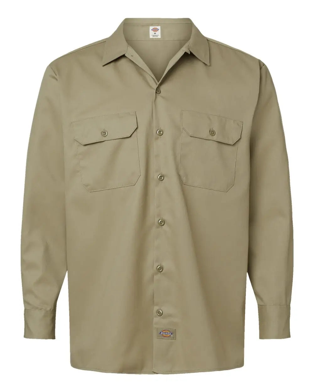 Dickies 5574 Long Sleeve Work Shirt - Khaki