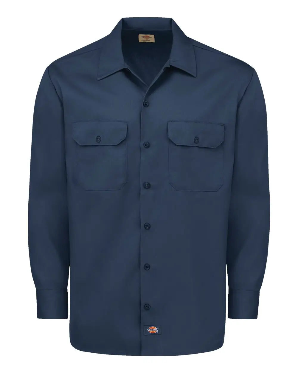 Dickies 5574 Long Sleeve Work Shirt - Navy