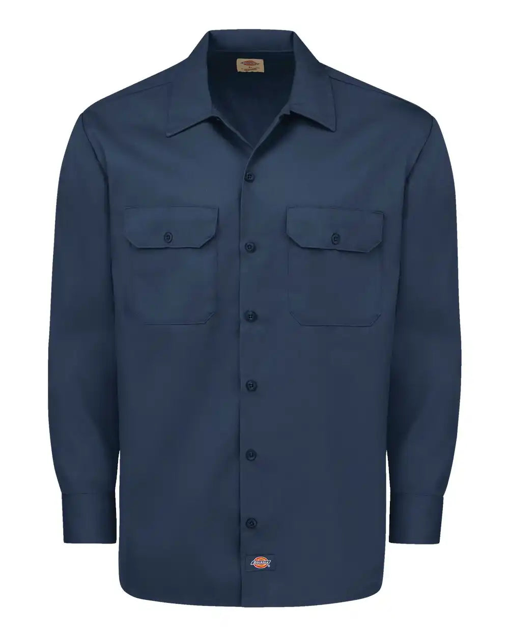 Dickies 5574 Long Sleeve Work Shirt - Navy - s