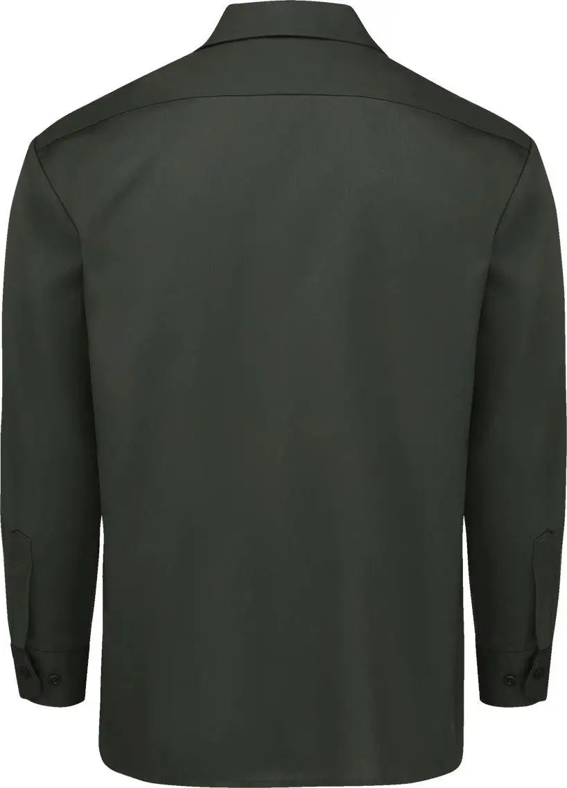 Dickies 5574 Long Sleeve Work Shirt - Olive Green