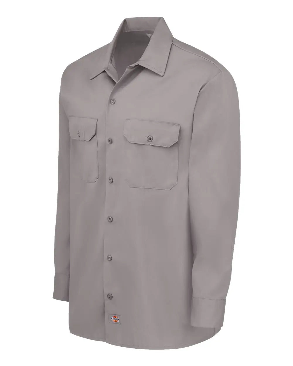 Dickies 5574 Long Sleeve Work Shirt - Silver Grey