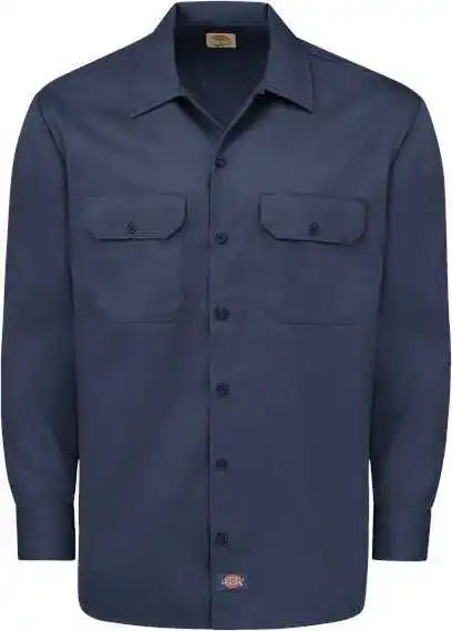 Dickies 5574l Long Sleeve Work Shirt - Sizes - Dark Navy