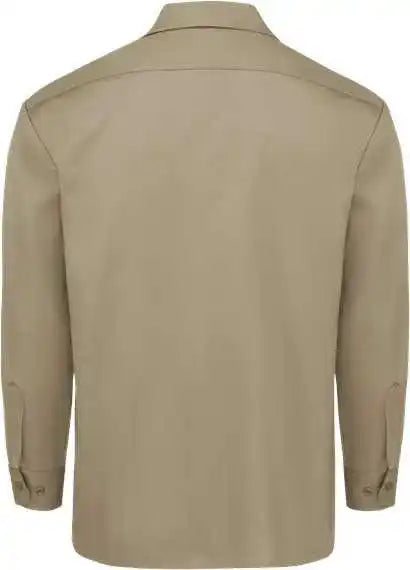 Dickies 5574l Long Sleeve Work Shirt Sizes Khaki