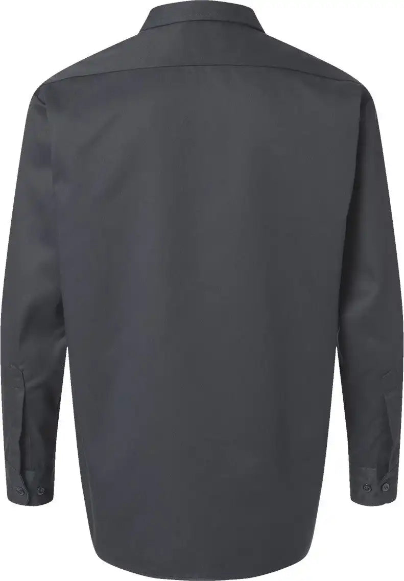 Dickies 5574t Long Sleeve Work Shirt - Tall Sizes - Charcoal - Lt