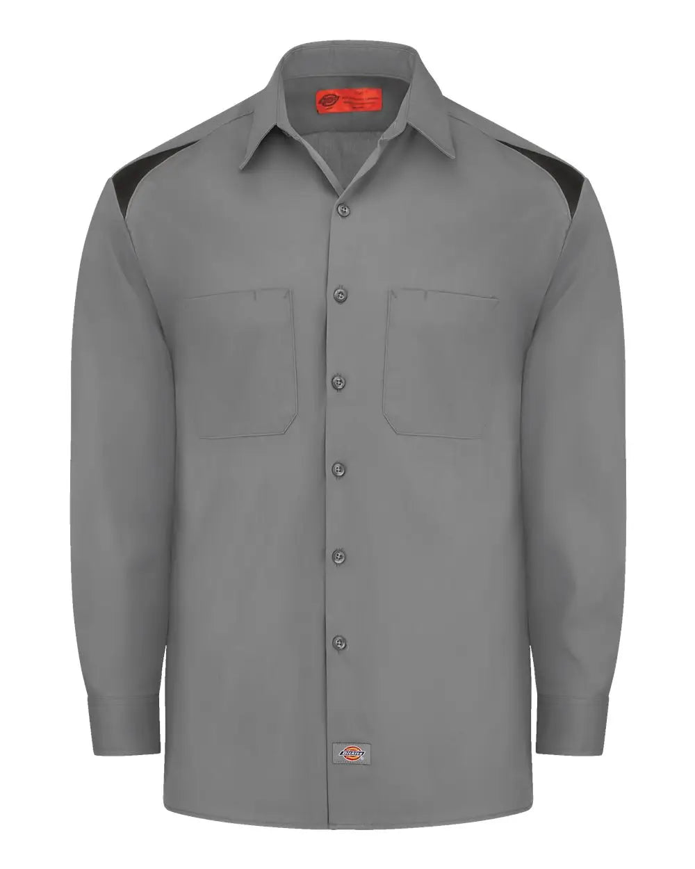 Dickies 6605 Long Sleeve Performance Team Shirt - Smoke Black