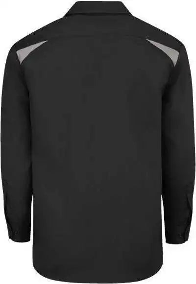 Dickies 6605l Long Sleeve Performance Team Shirt - Sizes - Black Smoke