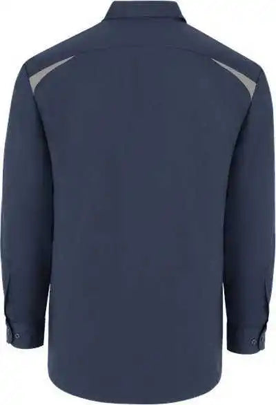 Dickies 6605l Long Sleeve Performance Team Shirt - Sizes - Dark Navy Smoke