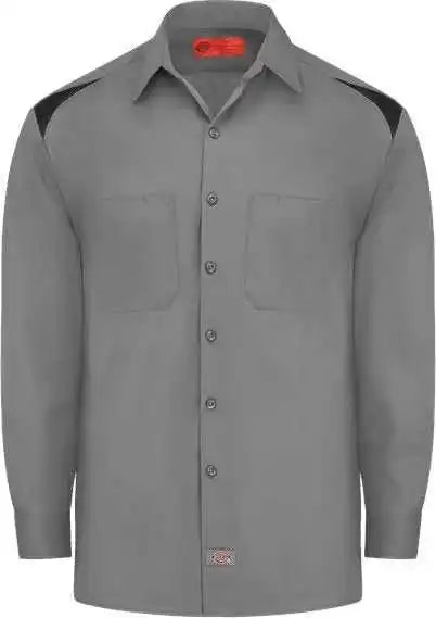 Dickies 6605l Long Sleeve Performance Team Shirt - Sizes - Smoke Black