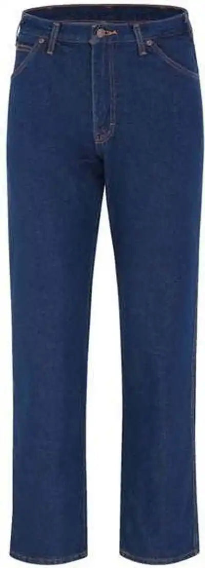 Dickies 9333 Straight 5-pocket Jeans - Rinsed Indigo Rigid - 37 Unhemmed