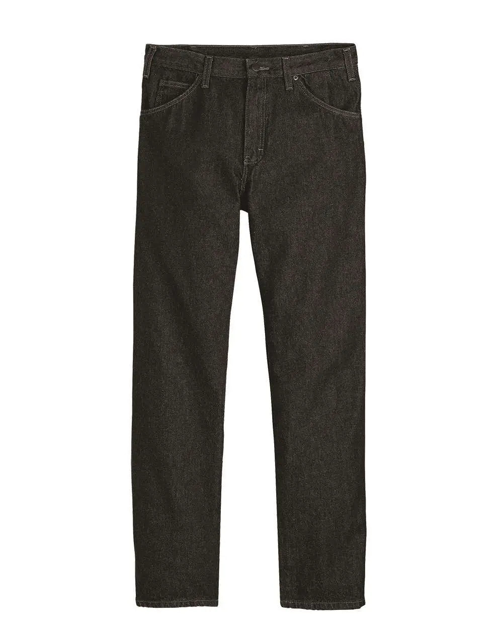 Dickies C993ext Industrial Jeans - Extended Sizes - Black - 39 Unhemmed