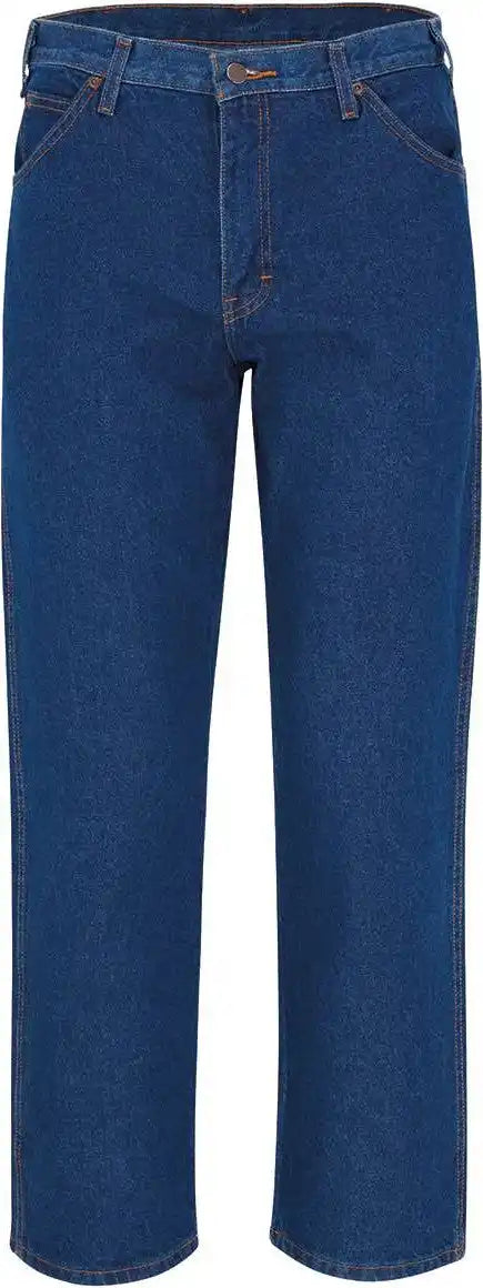 Dickies Cr39 Industrial Relaxed Fit Jeans - Rinsed Indigo Blue - 32i - 30w