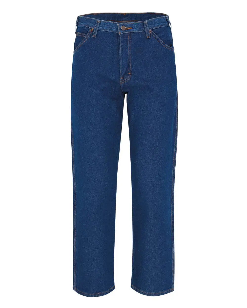 Dickies Cr39ext Industrial Relaxed Fit Jeans - Extended Sizes - Rinsed Indigo Blue - 30i