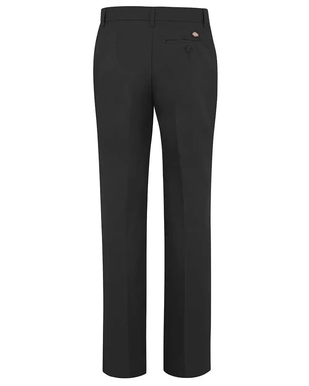 Dickies Fp21 Women’s Premium Flat Front Pants - Black - 37 Unhemmed - 10