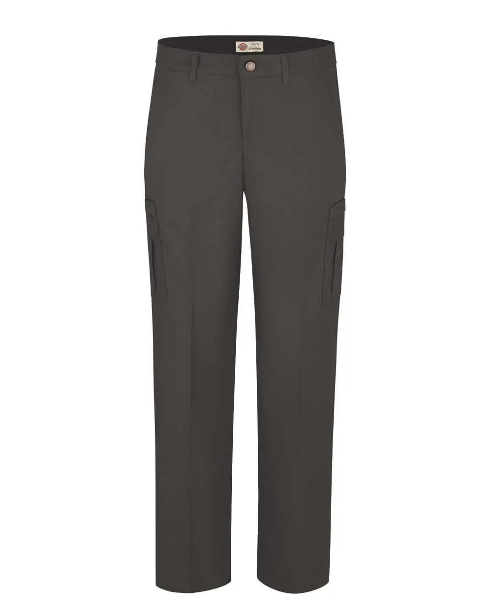 Dickies Fp72 Women's Premium Cargo Pants - Dark Charcoal - 37 Unhemmed - Gray / 10