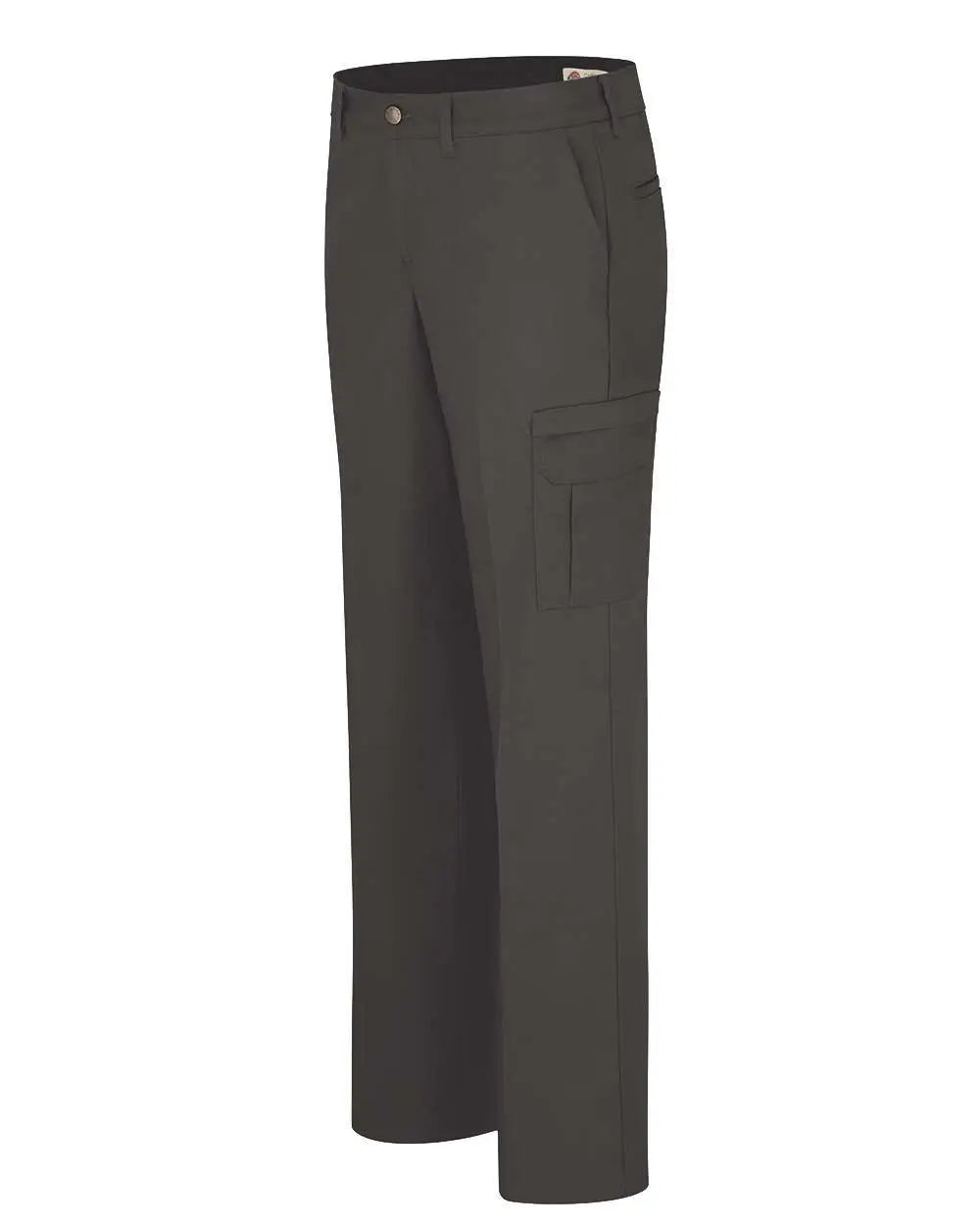 Dickies Fp72 Women's Premium Cargo Pants - Dark Charcoal - 37 Unhemmed - Gray / 10