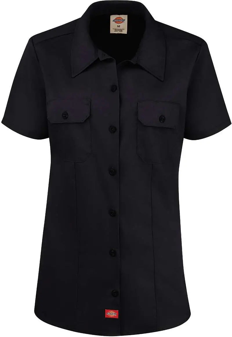 Dickies Fs57 Women’s Short Sleeve Work Shirt - Black