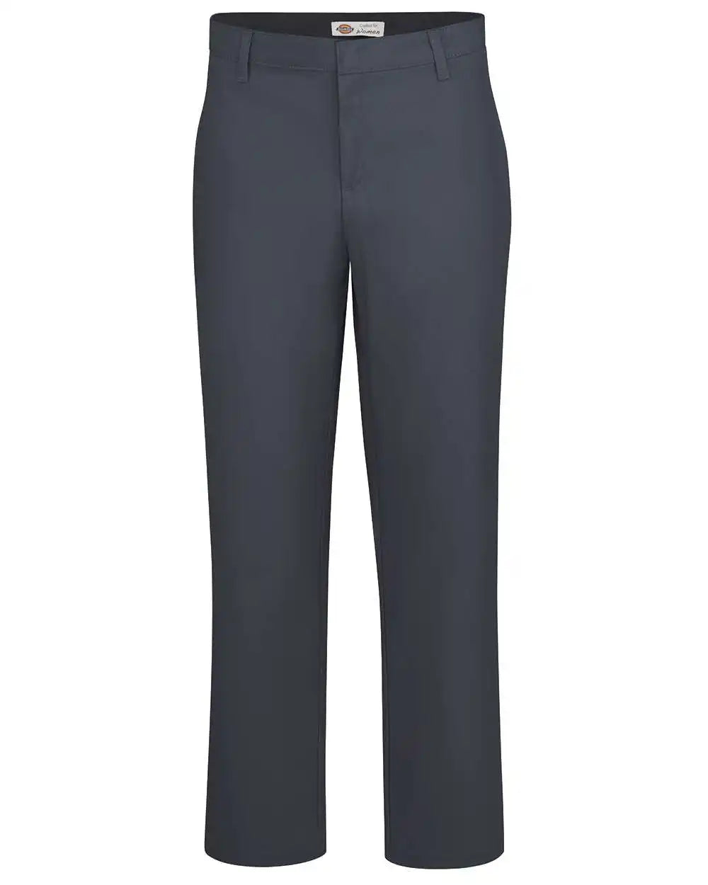 Dickies Fw21 Women's Premium Flat Front Pants - Plus - Dark Charcoal - Gray / 22