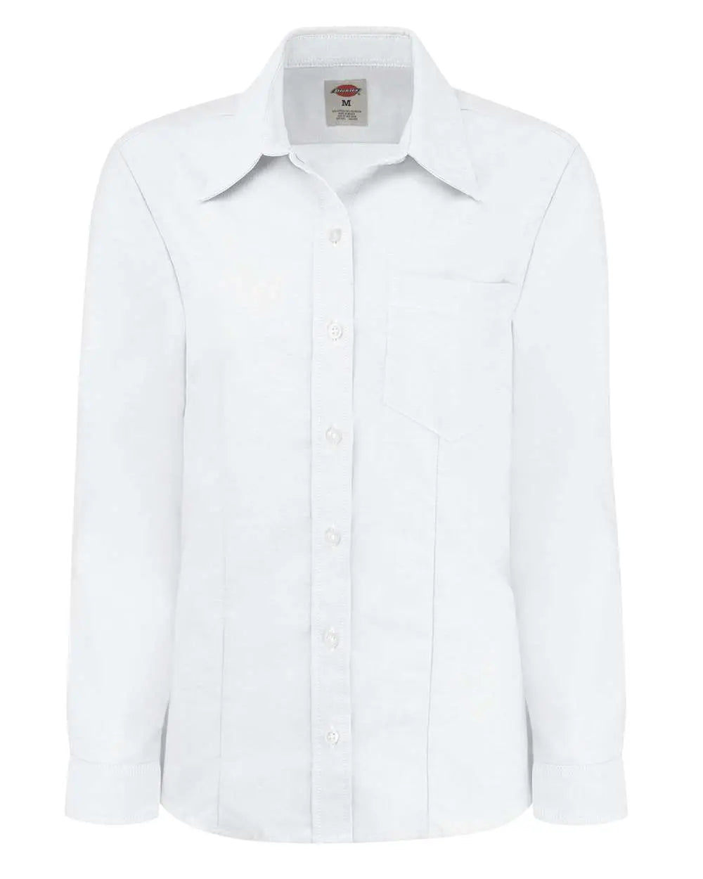 Dickies L254 Women’s Oxford Long Sleeve Shirt - White