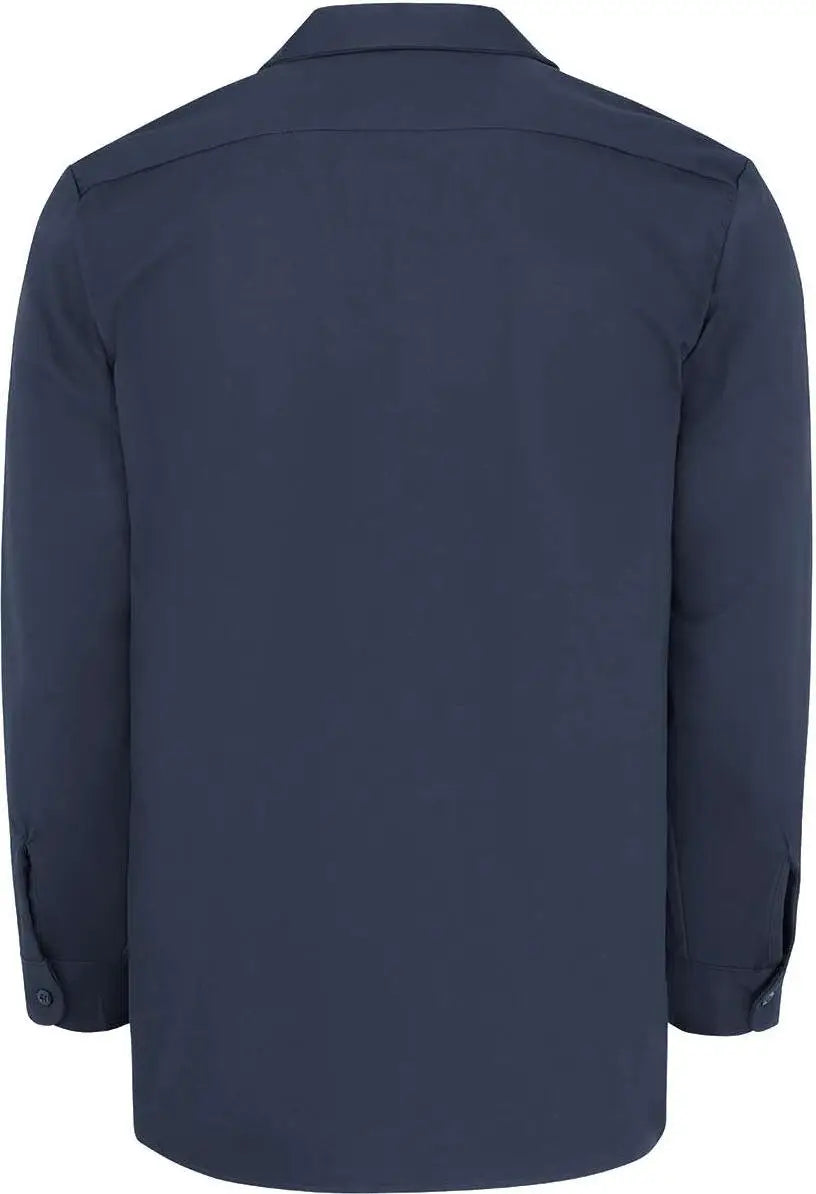 Dickies L307 Industrial Cotton Long Sleeve Work Shirt - Dark Navy