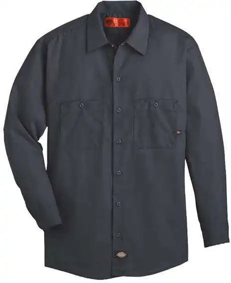 Dickies L535 Industrial Long Sleeve Work Shirt - Dark Charcoal