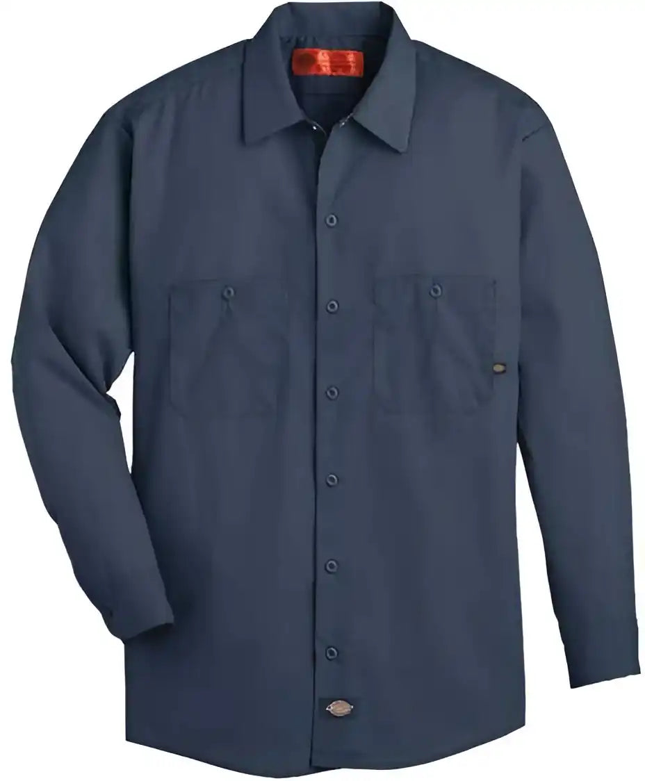 Dickies L535 Industrial Long Sleeve Work Shirt - Dark Navy