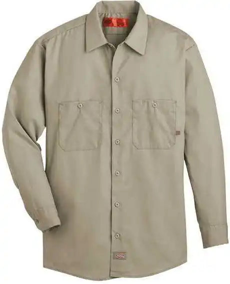 Dickies L535 Industrial Long Sleeve Work Shirt Desert Sand