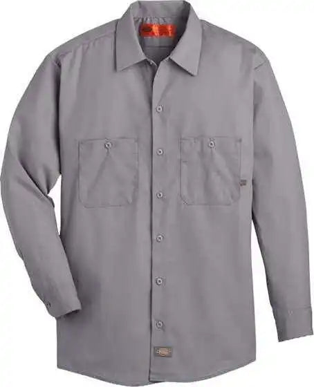 Dickies L535 Industrial Long Sleeve Work Shirt - Graphite Gray