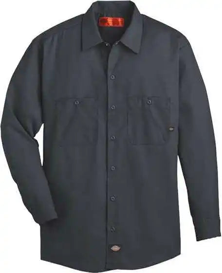 Dickies L535l Industrial Long Sleeve Work Shirt - Sizes - Dark Charcoal