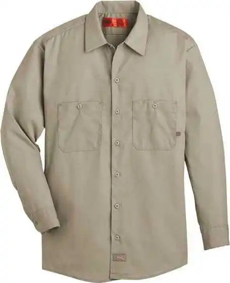 Dickies L535l Industrial Long Sleeve Work Shirt - Sizes - Desert Sand