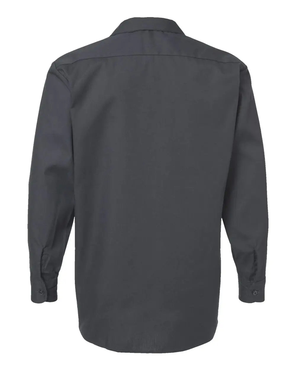 Dickies L535t Industrial Long Sleeve Work Shirt - Tall Sizes - Dark Charcoal